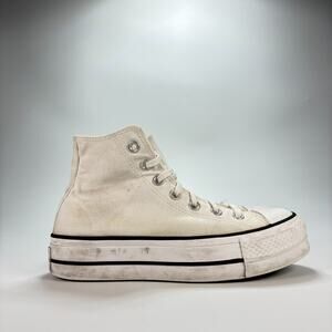 Converse Chuck Taylor All Star White Platform High Top 560846F Women's Size 6.5